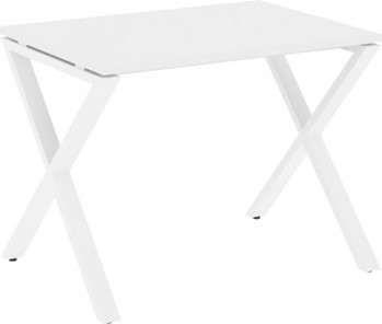 Письменный стол Loft VR.L-SRX-1.7, Белый Бриллиант/Белый металл в Петропавловске-Камчатском