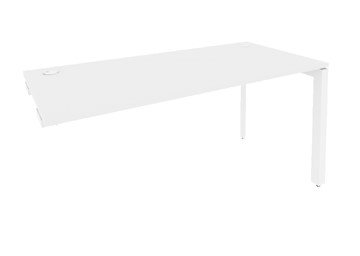 Приставной стол к тумбе O.MP-SPR-4.7 Белый/Белый бриллиант в Петропавловске-Камчатском