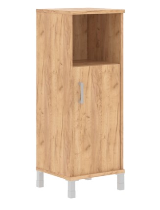 Низкий шкаф Born В 421.2 R правый колонка средняя с глухой малой дверью 475х450х1286 мм, Дуб Бофорд в Петропавловске-Камчатском - изображение
