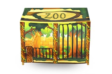Игровая накидка для кровати-домика Svogen «Зоопарк» в Петропавловске-Камчатском