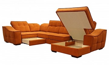 Угловой диван N-11-M (П1+ПС+УС+Д2+Д5+П1) в Петропавловске-Камчатском - предосмотр 1