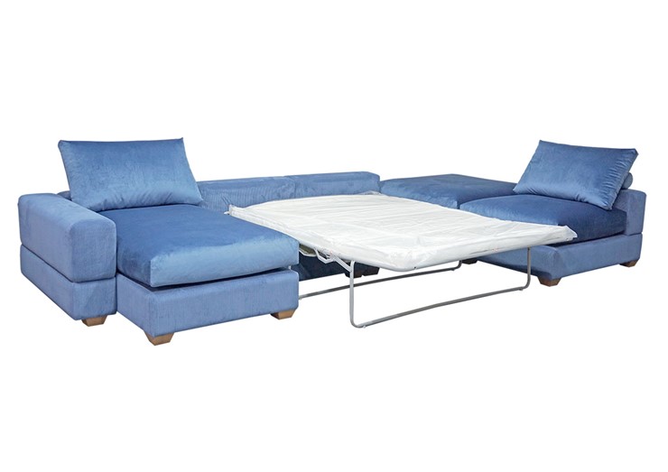 П-образный диван V-10-M П (П1+Д4+Д2+УС+ПС), Memory foam в Петропавловске-Камчатском - изображение 1