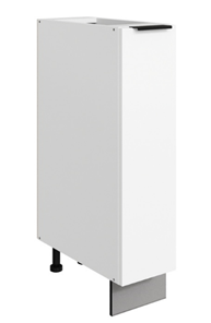Шкаф рабочий Стоун L200 (1 дв.гл.) (белый/джелато софттач) в Петропавловске-Камчатском