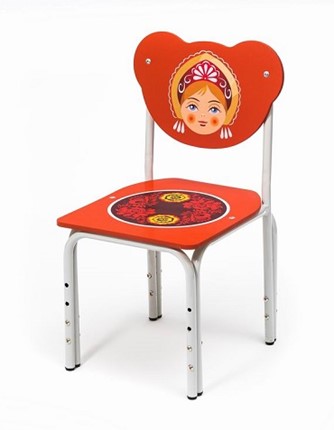 Детский стул Матрешка (Кузя-МТ(1-3)КрСр) в Петропавловске-Камчатском - изображение