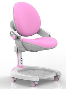Кресло растущее Mealux ZMAX-15 Plus, Y-710 PN, белый металл, обивка розовая однотонная в Петропавловске-Камчатском