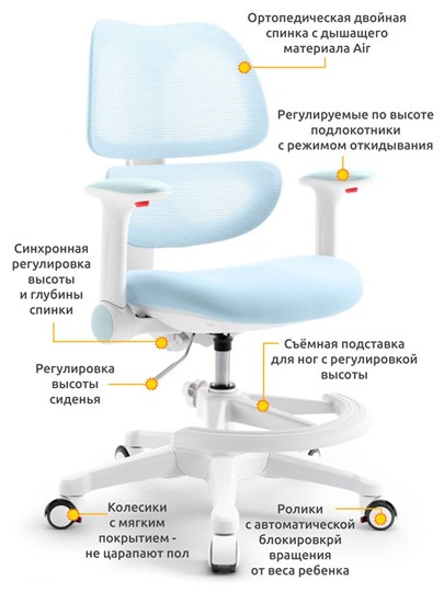 Кресло Dream Air Y-607 KBL в Петропавловске-Камчатском - изображение 1