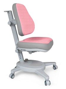 Растущее детское кресло Mealux Onyx (Y-110) G + DPG  - серое + чехол розовый с серыми вставками в Петропавловске-Камчатском