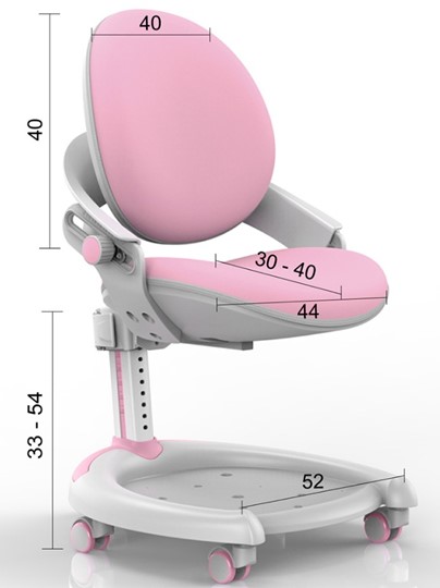 Кресло Mealux ZMAX-15 Plus, Y-710 PN Light, белый металл, обивка светло-розовая однотонная в Петропавловске-Камчатском - изображение 2