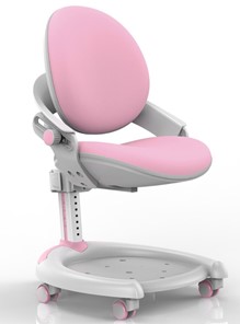 Кресло Mealux ZMAX-15 Plus, Y-710 PN Light, белый металл, обивка светло-розовая однотонная в Петропавловске-Камчатском - предосмотр