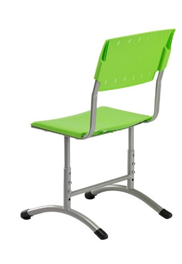 Детский стул регулируемый Отличник.3 3-5, Салатовый RAL 6038/Светло-серый в Петропавловске-Камчатском - изображение 1