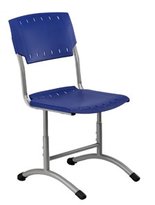 Детский стул регулируемый Отличник.3 3-5, Синий RAL 5002/Светло-серый в Петропавловске-Камчатском - предосмотр