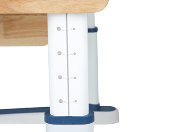 Детский стол-трансформер Mealux Oxford Wood Max, Белый/Синий в Петропавловске-Камчатском - предосмотр 3