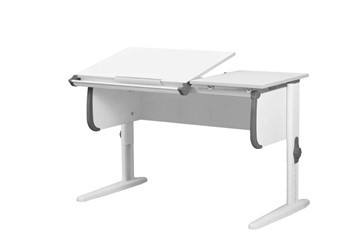 Растущий стол 1/75-40 (СУТ.25) белый/белый/Серый в Петропавловске-Камчатском - изображение 1