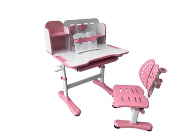 Растущий стол и стул Vivo Pink FUNDESK в Петропавловске-Камчатском - предосмотр