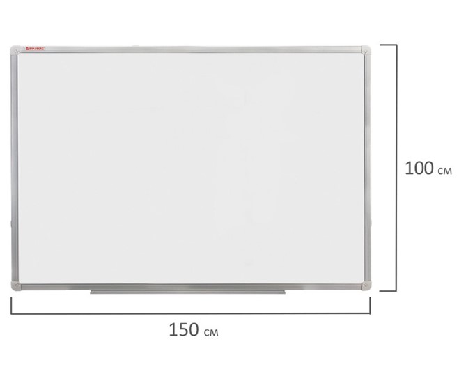 Магнитная доска для рисования BRAUBERG 100х150 см, алюминиевая рамка в Петропавловске-Камчатском - изображение 8