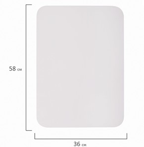 Магнитно-маркерная доска на холодильник BRAUBERG, 58х36 см с маркером, магнитом и салфеткой в Петропавловске-Камчатском - предосмотр 8