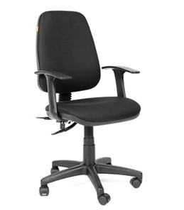 Компьютерное кресло CHAIRMAN 661 Ткань стандарт 15-21 черная в Петропавловске-Камчатском - предосмотр