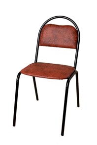 Офисный стул Стандарт СРП-033 Эмаль коричневый кожзам в Петропавловске-Камчатском - предосмотр